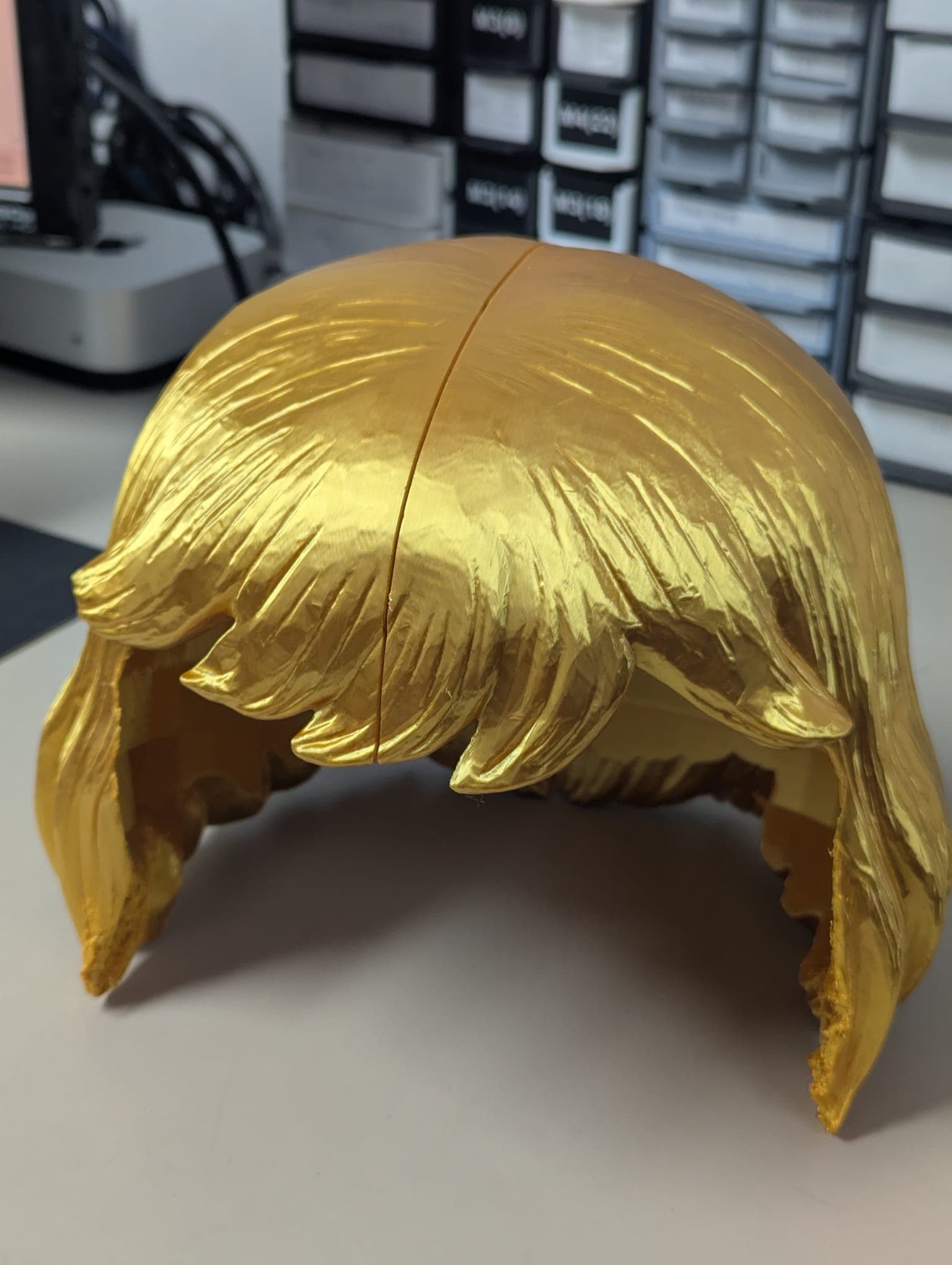Custom Wearable He-Man Hair Prop