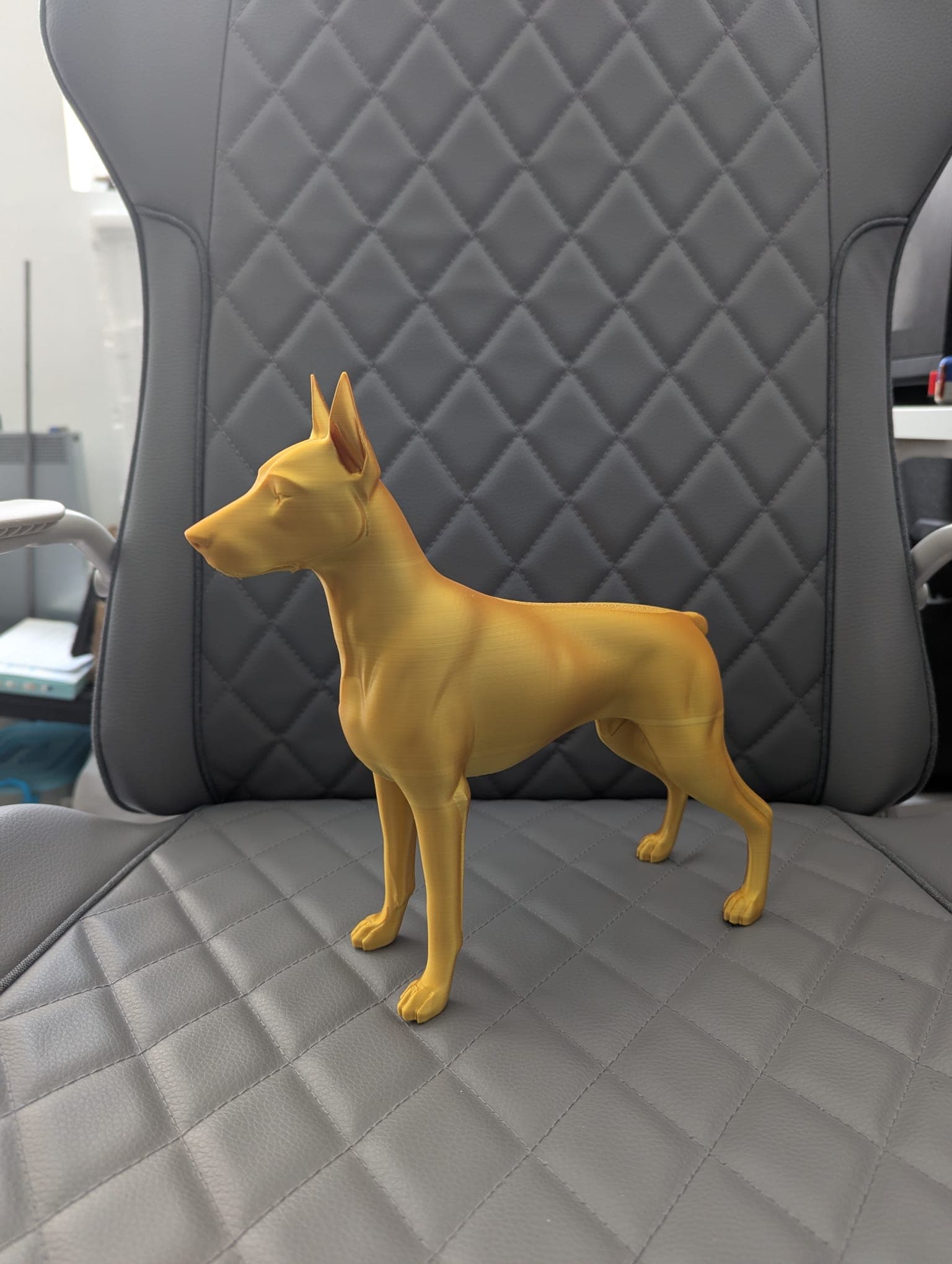 25cm Height Golden dog display piece 3